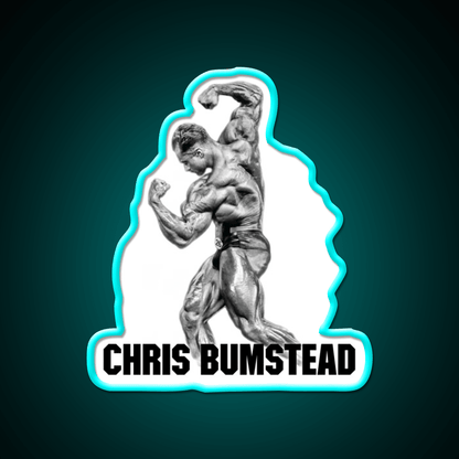 Chris Bumstead Cbum Arnold Pose Gym Fitness Led Neon Sign Rgb Color - Shineneon