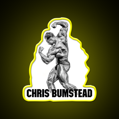 Chris Bumstead Cbum Arnold Pose Gym Fitness Led Neon Sign Rgb Color - LED neon sign view 7