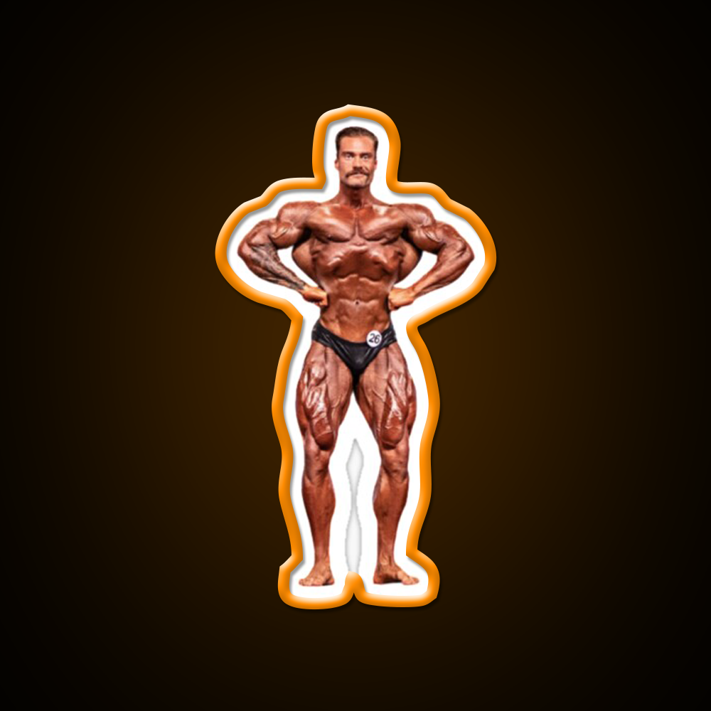 Chris Bumstead Cbum Gym Motivation Gym Fitness Led Neon Sign Rgb Color