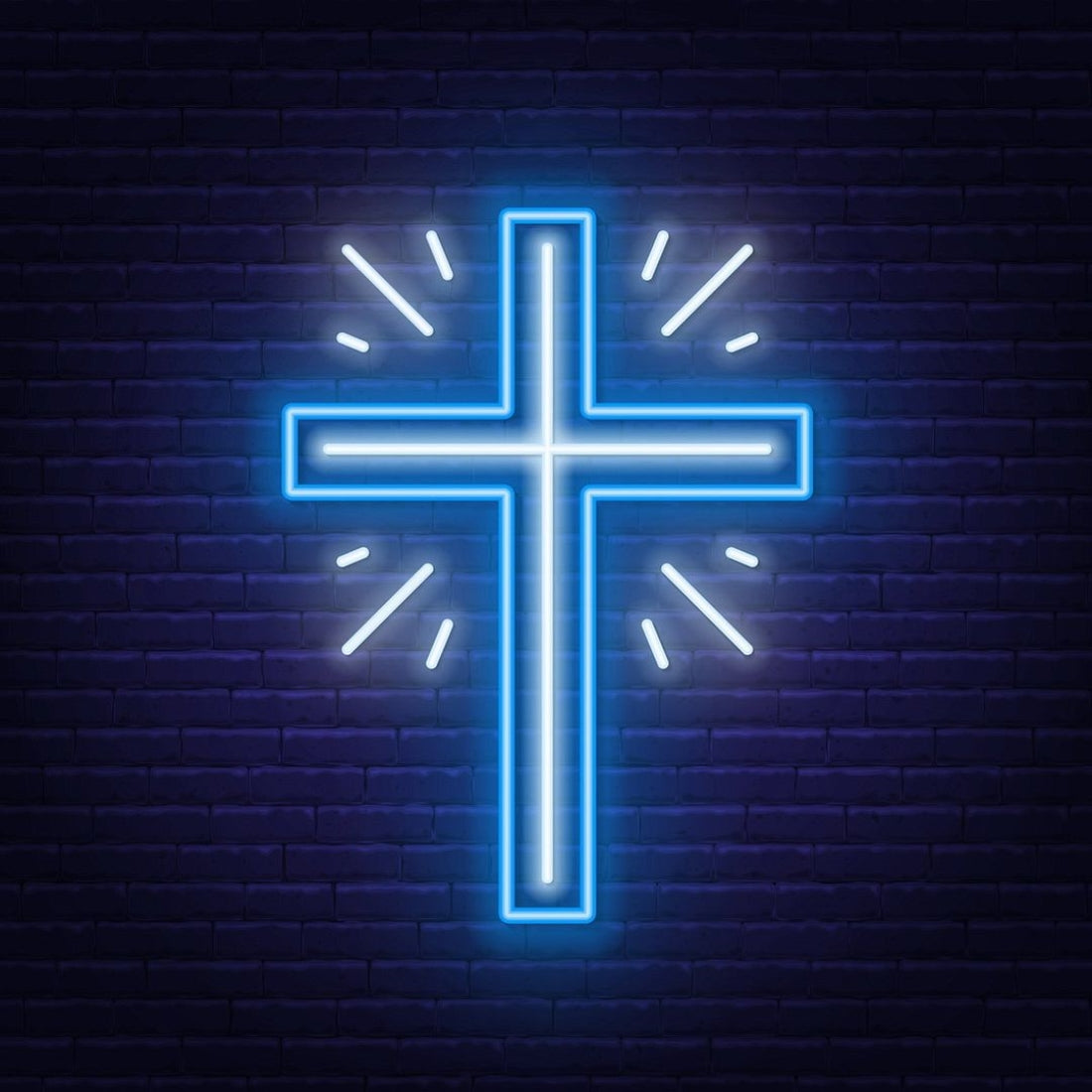 Christian Church Cross Led Sign Business Neon Sign