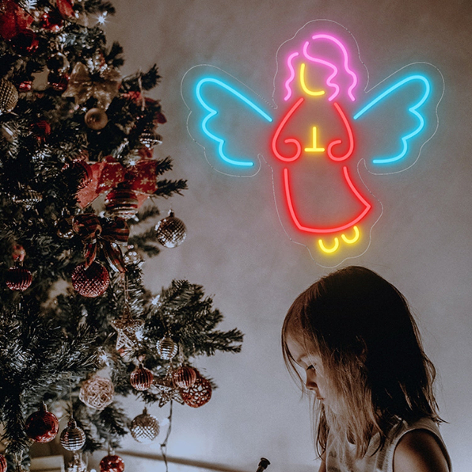 Christmas Angel Neon Light Sign | Shineneon