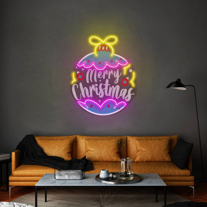 Christmas Bauble Art Neon Sign For Sale - Shineneon