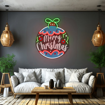 Christmas Bauble Art Neon Sign For Sale - Shineneon