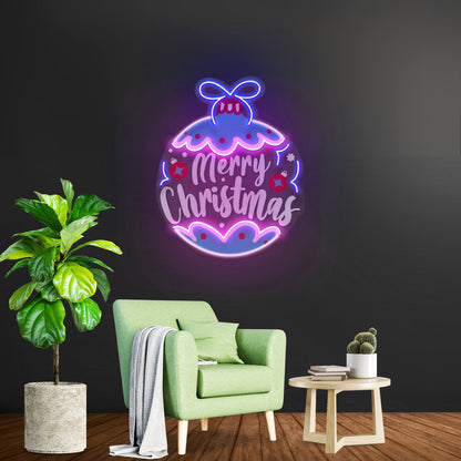 Christmas Bauble Art Neon Sign For Sale - Shineneon