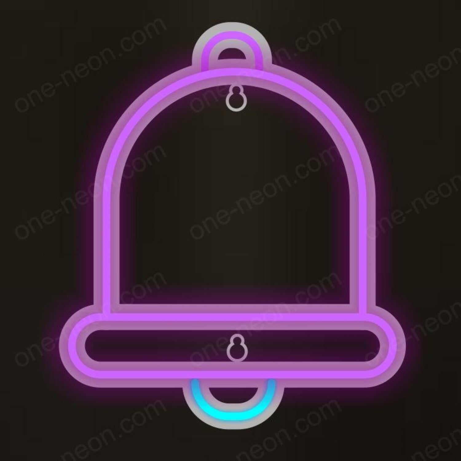 Christmas Bells Purple And Light Blue Led Neon Sign For Indoor Holiday Decor | Shineneon