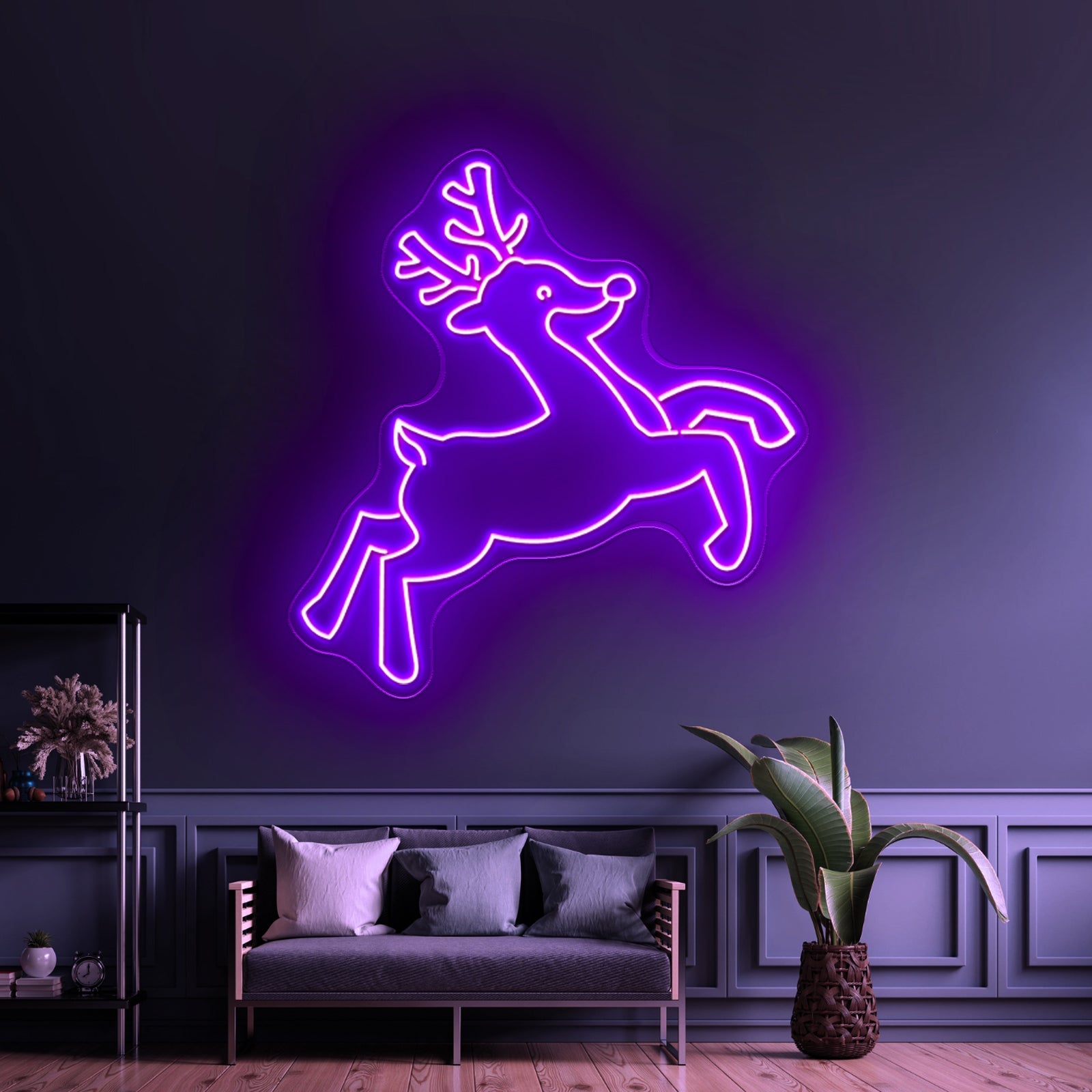 Christmas Deer Led Neon Sign - Shineneon