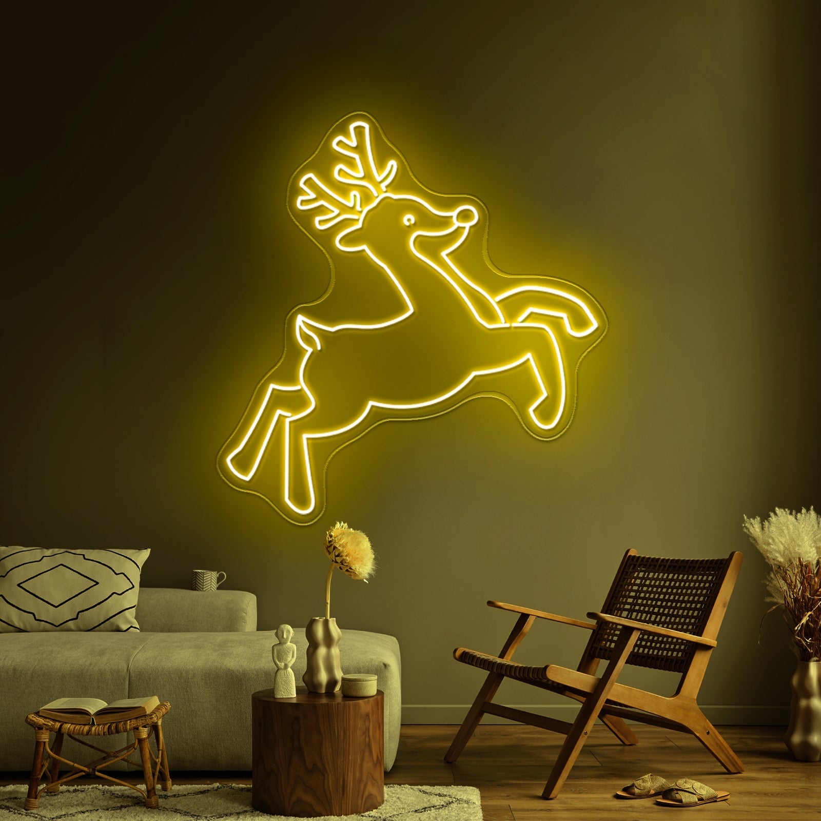 Christmas Deer Led Neon Sign - Shineneon