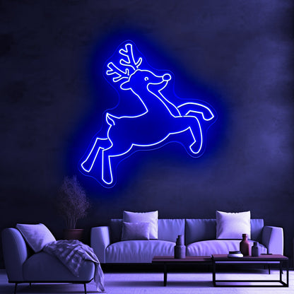 Christmas Deer Led Neon Sign - Shineneon