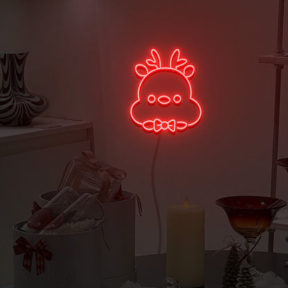 Christmas Deer Neon Sign For Home Party | Shineneon