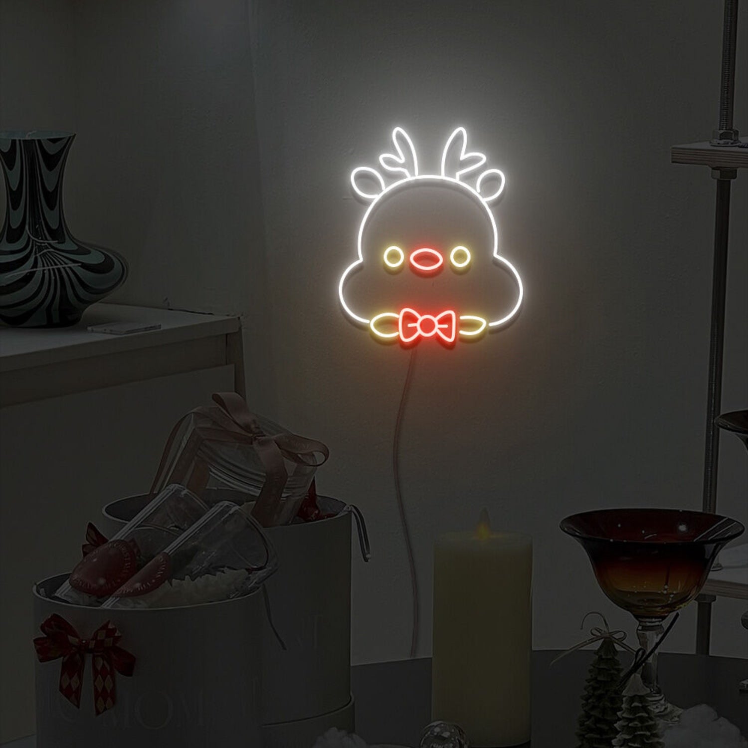 Christmas Deer Neon Sign For Home Party | Shineneon