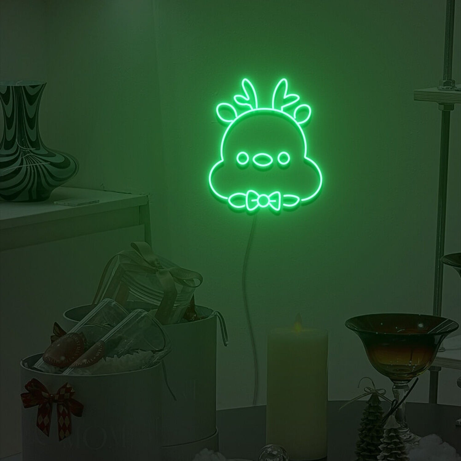 Christmas Deer Neon Sign For Home Party | Shineneon