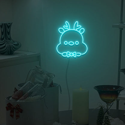 Christmas Deer Neon Sign For Home Party | Shineneon