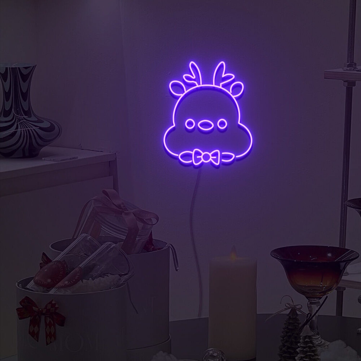 Christmas Deer Neon Sign For Home Party | Shineneon