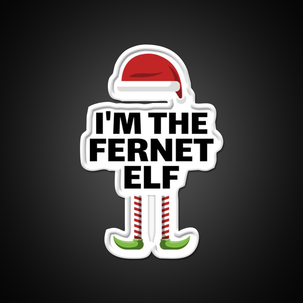 Christmas Fernet Elf Matching Group Cocktail Bar Decor Led Neon Sign Rgb Color - LED neon sign view 11