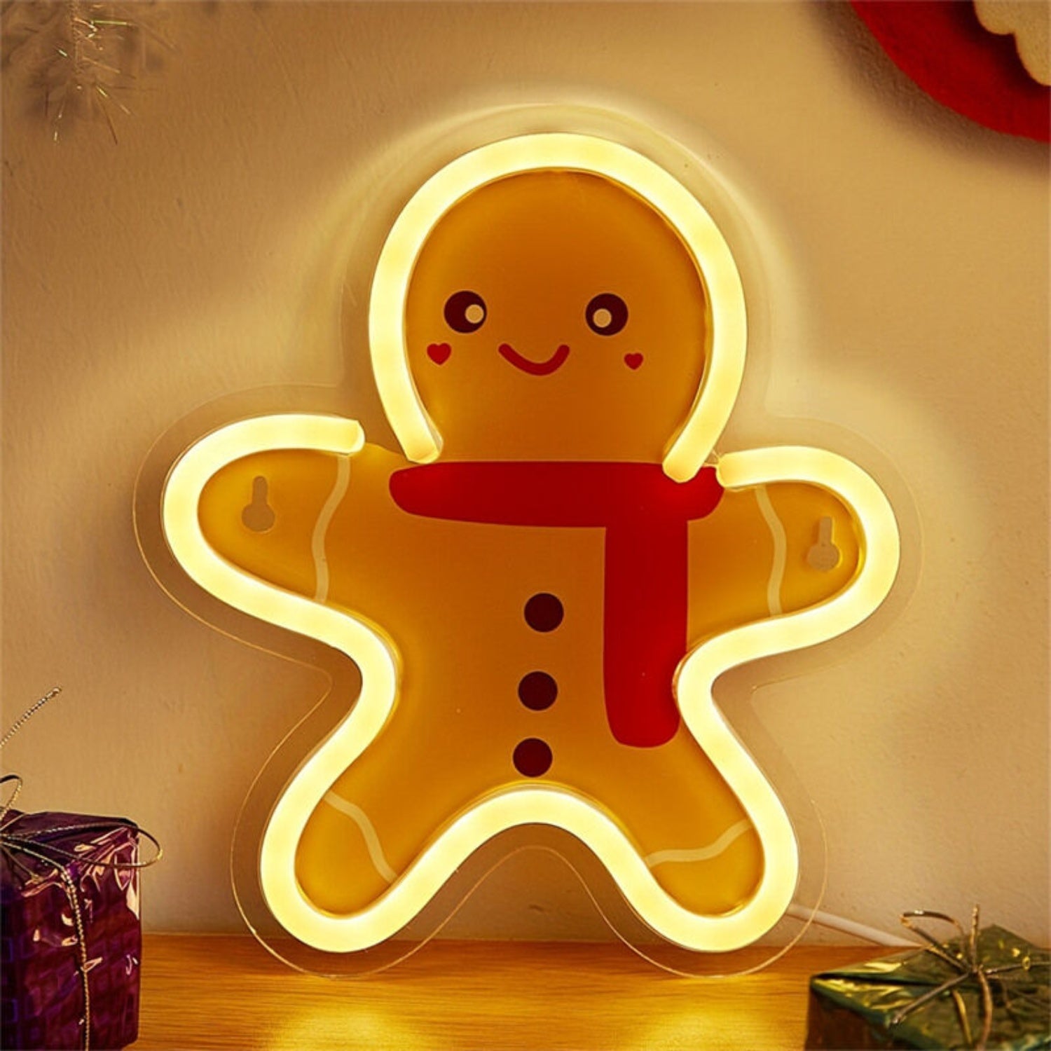 Christmas Festivities And Storefront Back Plate Led Neon Sign | Shineneon