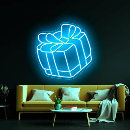 Christmas House Neon Artwork For Sale