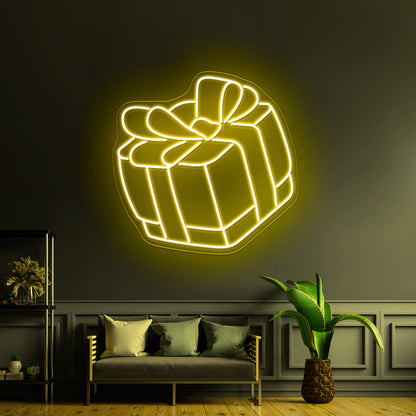 Christmas House Neon Artwork For Sale