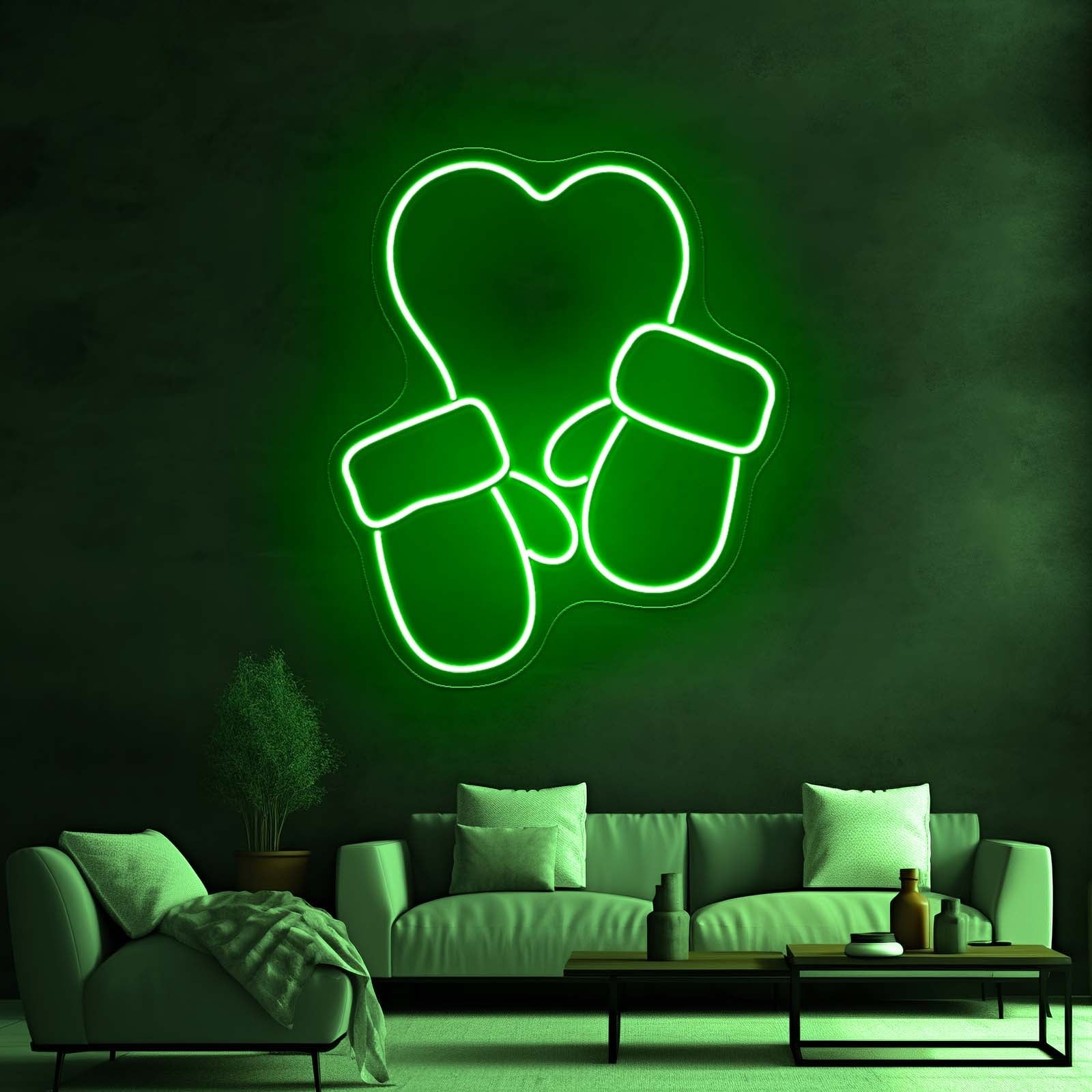 Christmas Gloves Led Purple Neon Sign - Shineneon