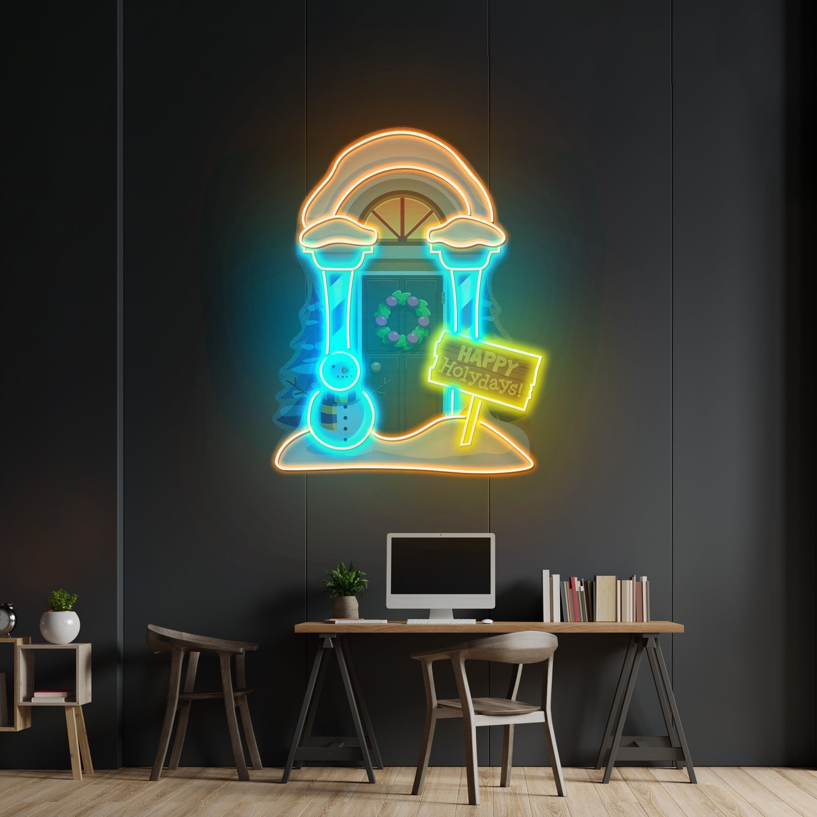 Christmas House Neon Artwork For Sale - Shineneon