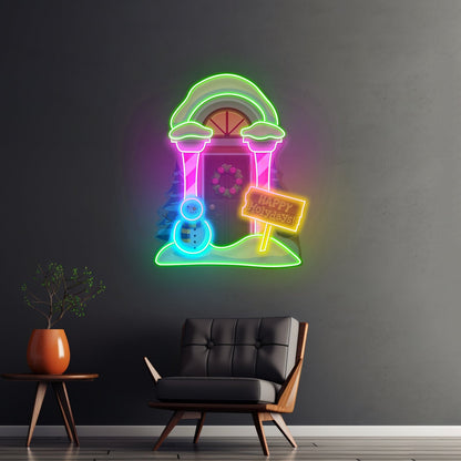 Christmas House Neon Artwork For Sale - Shineneon