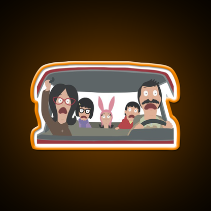 Christmas In The Car Fast Food Led Neon Sign For Burger Place Rgb Color