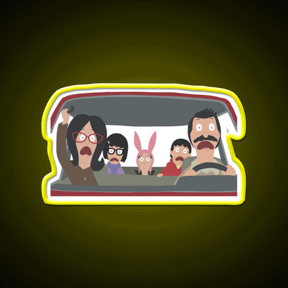 Christmas In The Car Fast Food Led Neon Sign For Burger Place Rgb Color