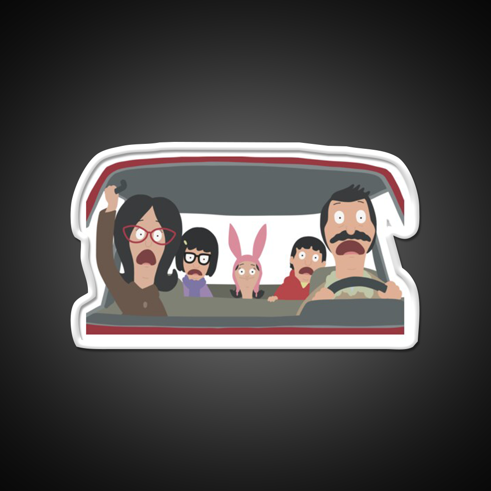 Christmas In The Car Fast Food Led Neon Sign For Burger Place Rgb Color