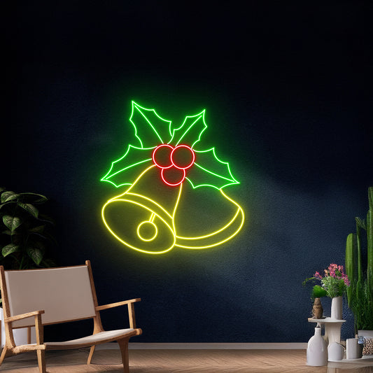 Christmas Jingle Bell Neon Sign