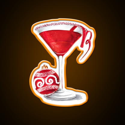 Christmas Martini Cocktail Bar Decor Led Neon Sign Rgb Color - LED neon sign view 6