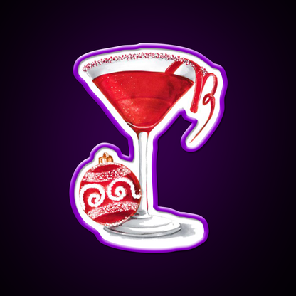 Christmas Martini Cocktail Bar Decor Led Neon Sign Rgb Color - LED neon sign view 9