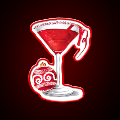 Christmas Martini Cocktail Bar Decor Led Neon Sign Rgb Color - LED neon sign view 10