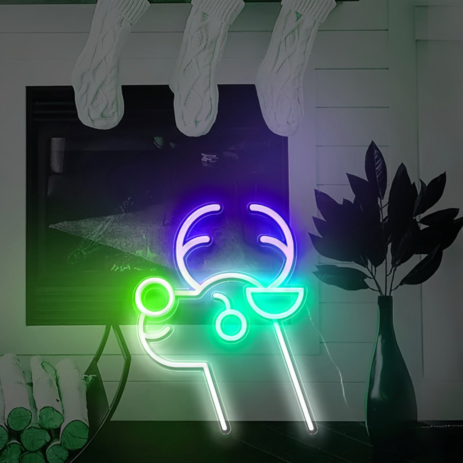 Christmas Moose Neon Sign | Shineneon