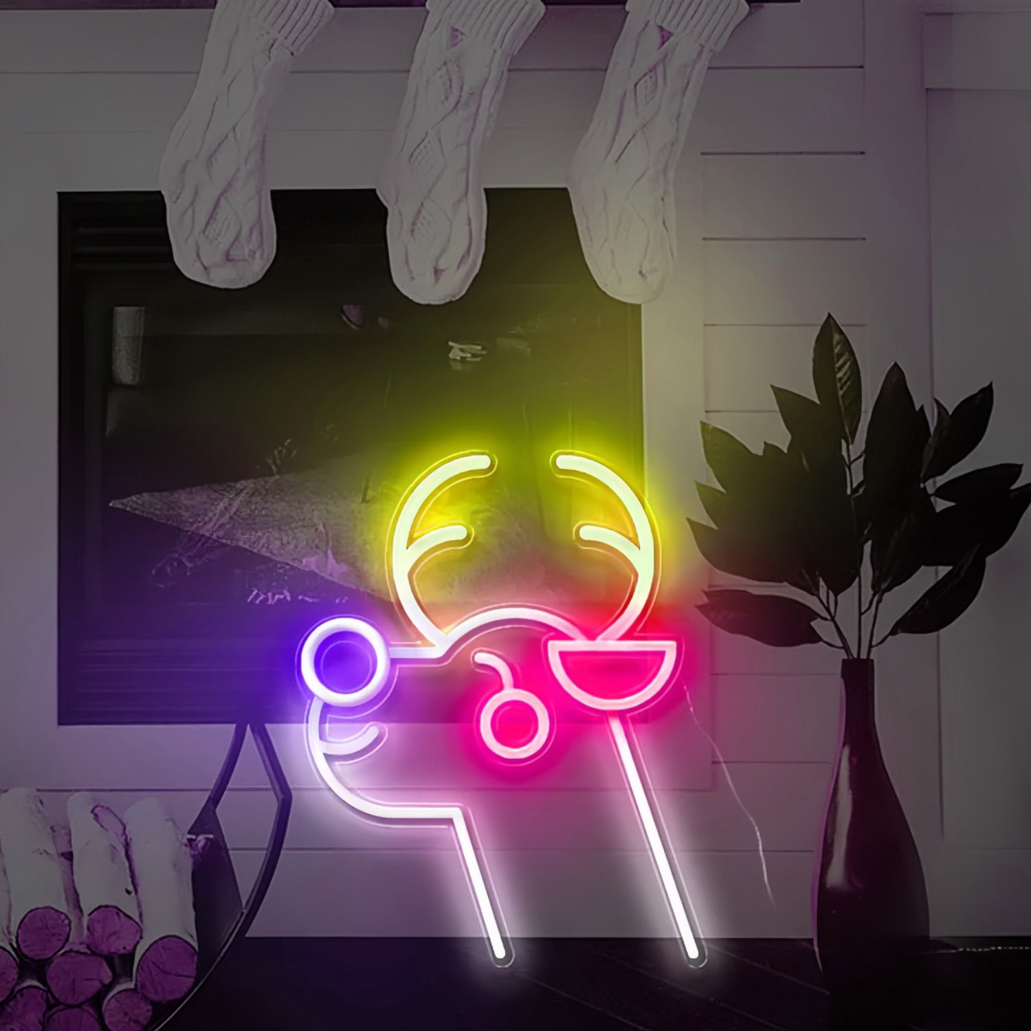 Christmas Moose Neon Sign | Shineneon