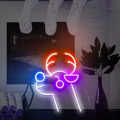 Christmas Moose Neon Sign | Shineneon