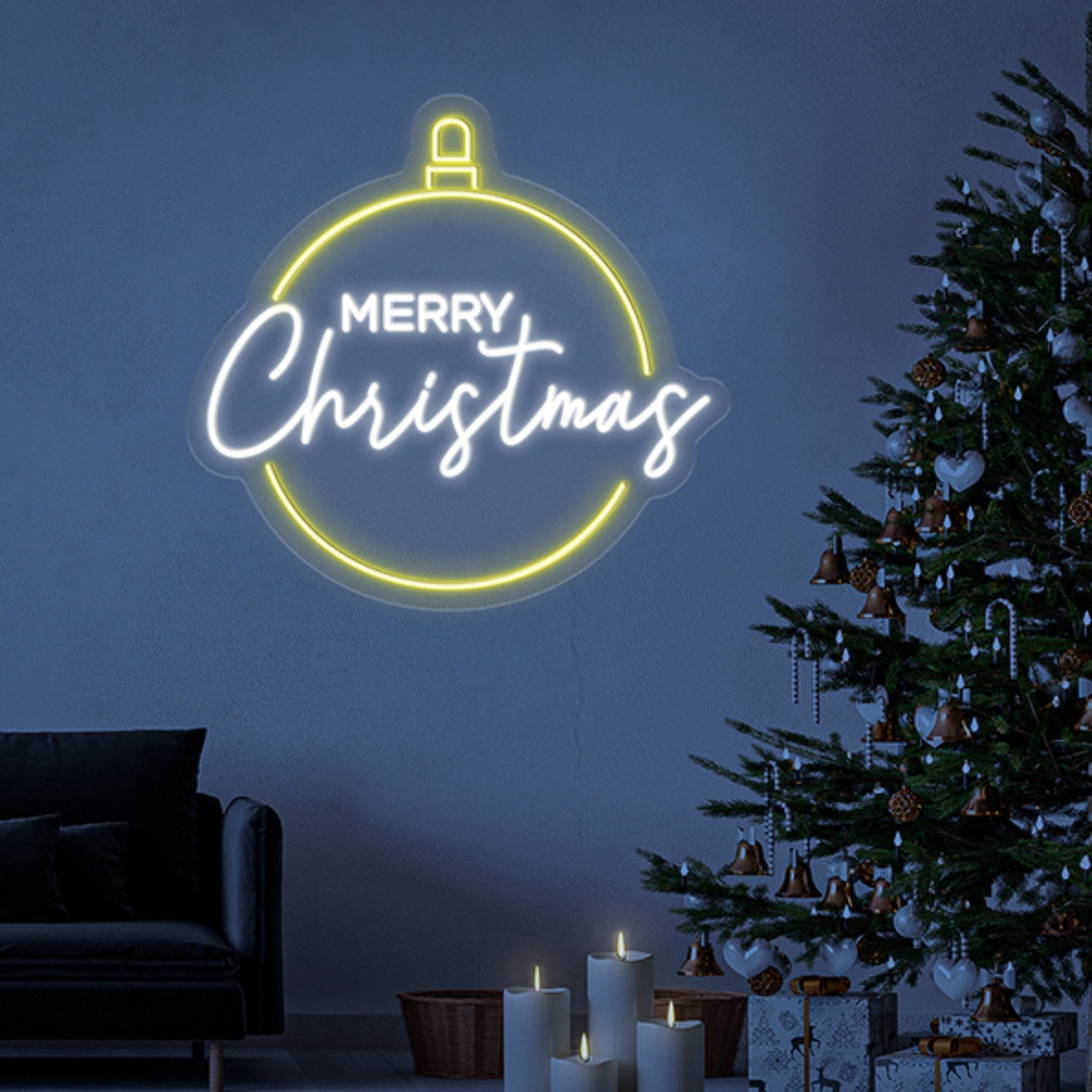 Christmas Ornament Neon Sign Wall Art Decor | Shineneon
