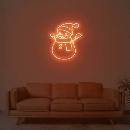 Christmas Snowman Neon Sign | Shineneon