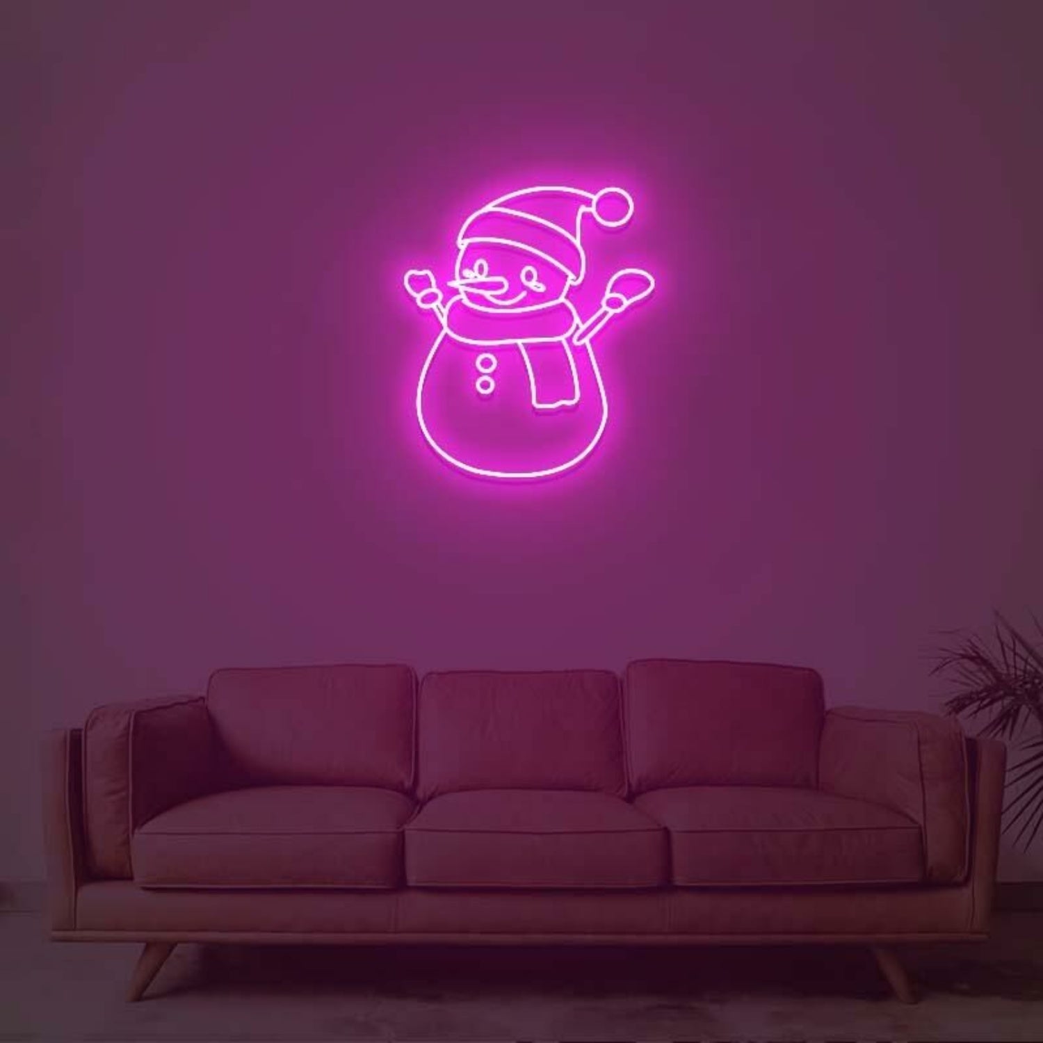 Christmas Snowman Neon Sign | Shineneon