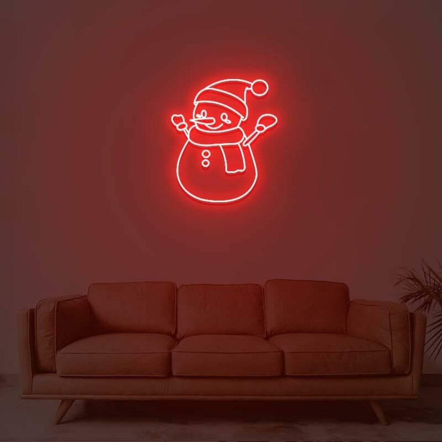 Christmas Snowman Neon Sign | Shineneon