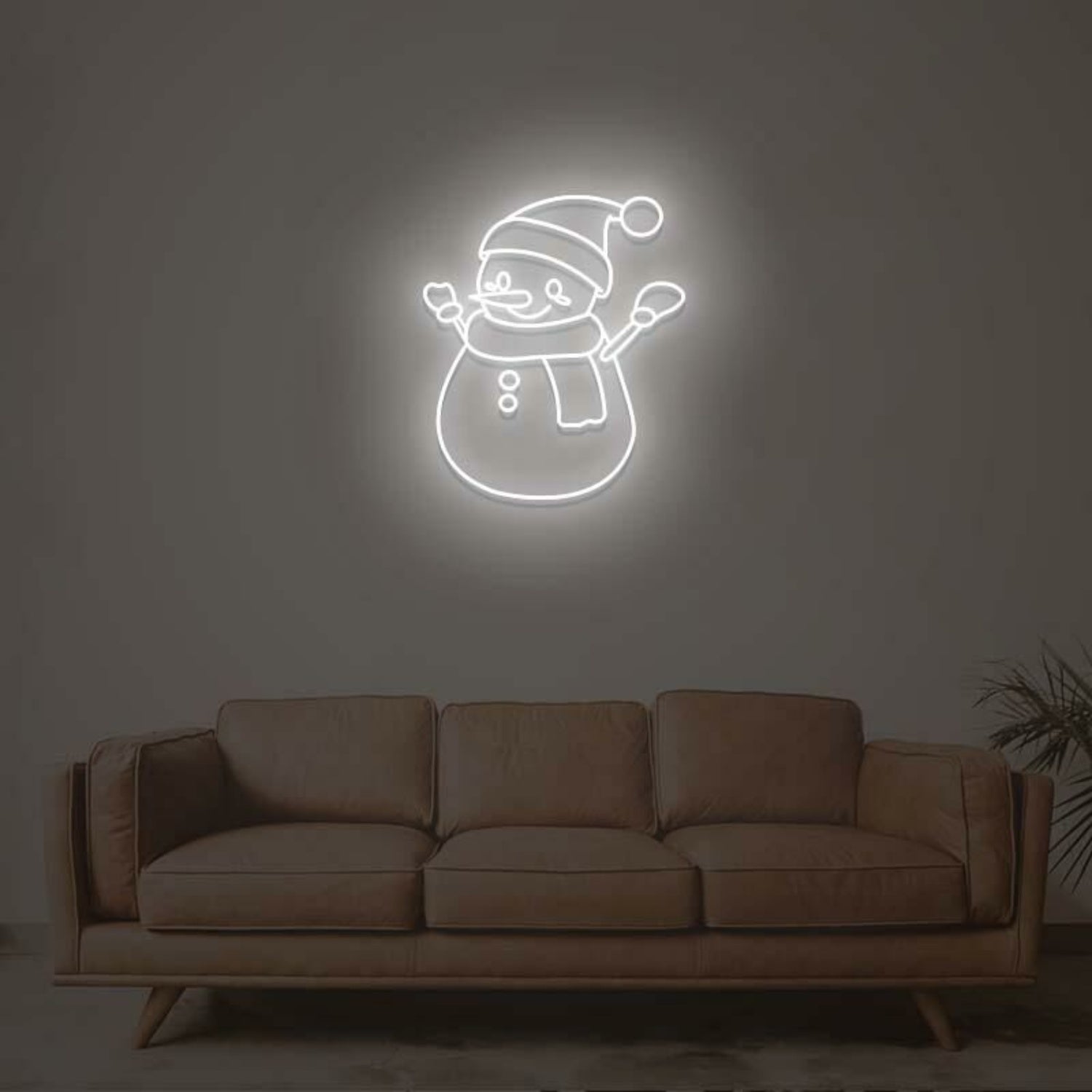 Christmas Snowman Neon Sign | Shineneon