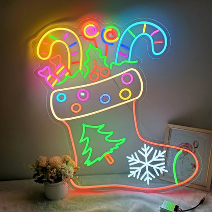 Christmas Sock Neon Sign | Shineneon