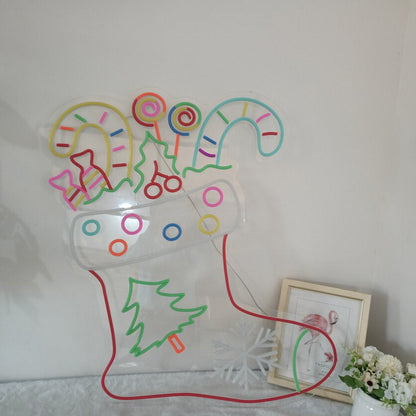 Christmas Sock Neon Sign | Shineneon