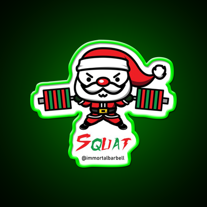 Christmas Squat Gym Fitness Led Neon Sign Rgb Color - LED neon sign view 8