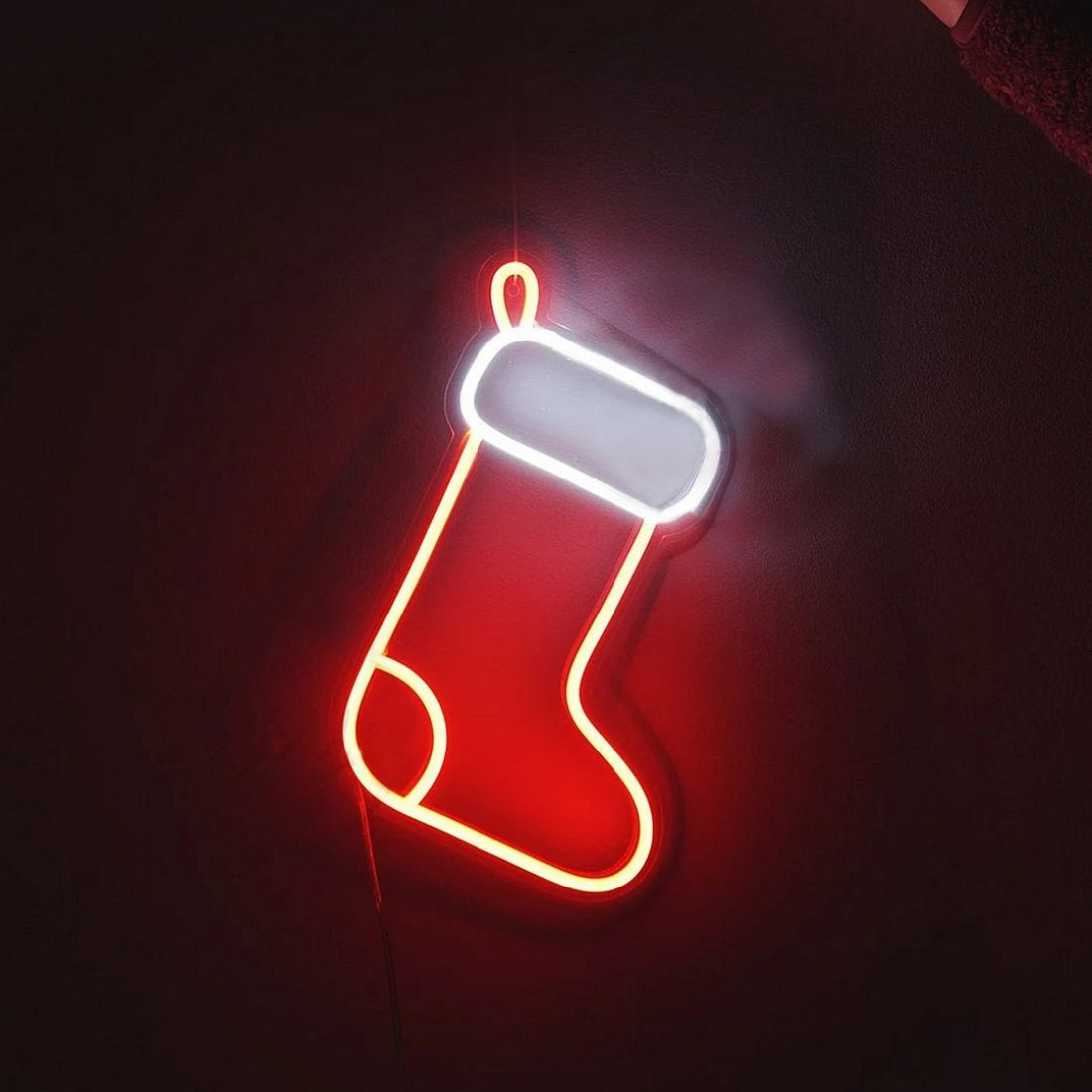 Christmas Stocking Led Sign Business Neon Sign