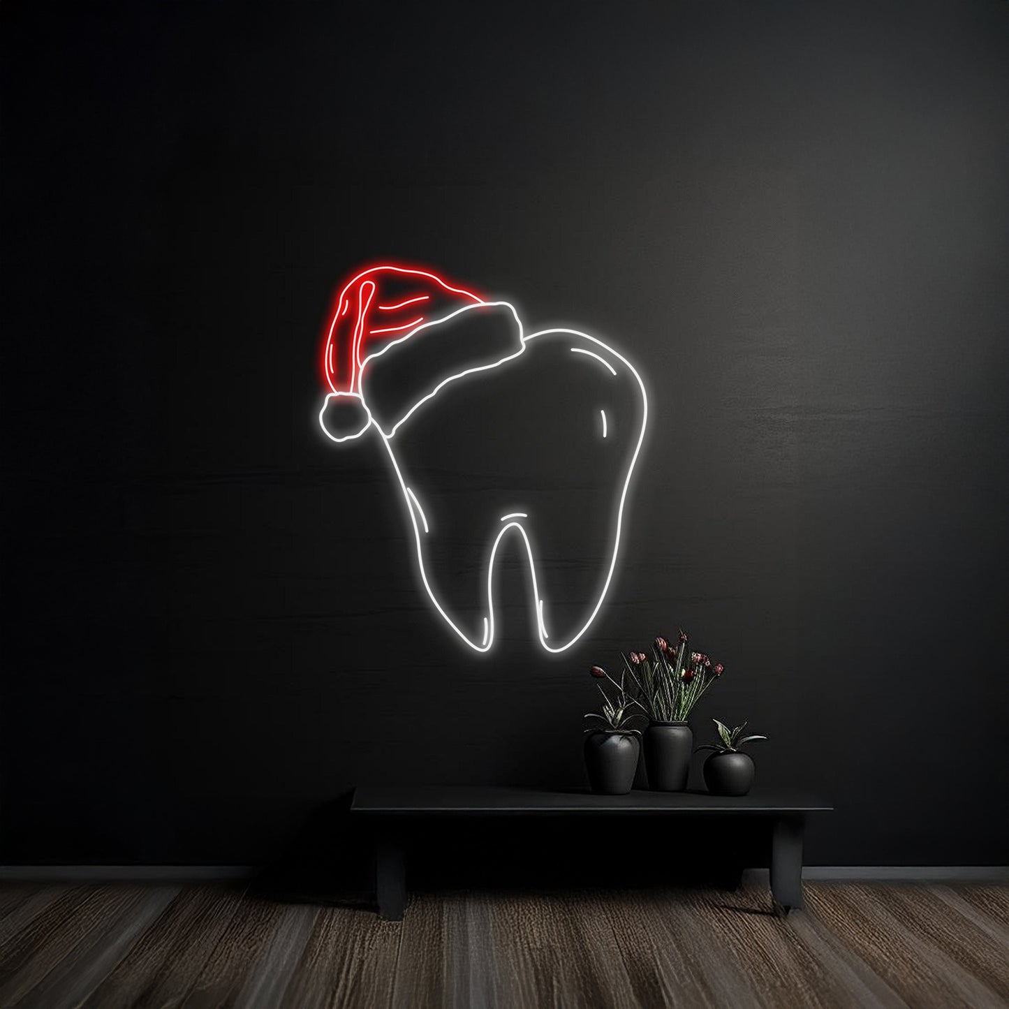 Christmas Teeth Led Sign