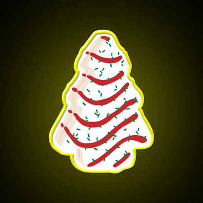 Christmas Tree Cakes Snack Food Led Neon Sign Rgb Color - Shineneon