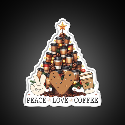 Christmas Tree For The Coffee Drinker Cafe Led Neon Sign Espresso Bar Art Rgb Color