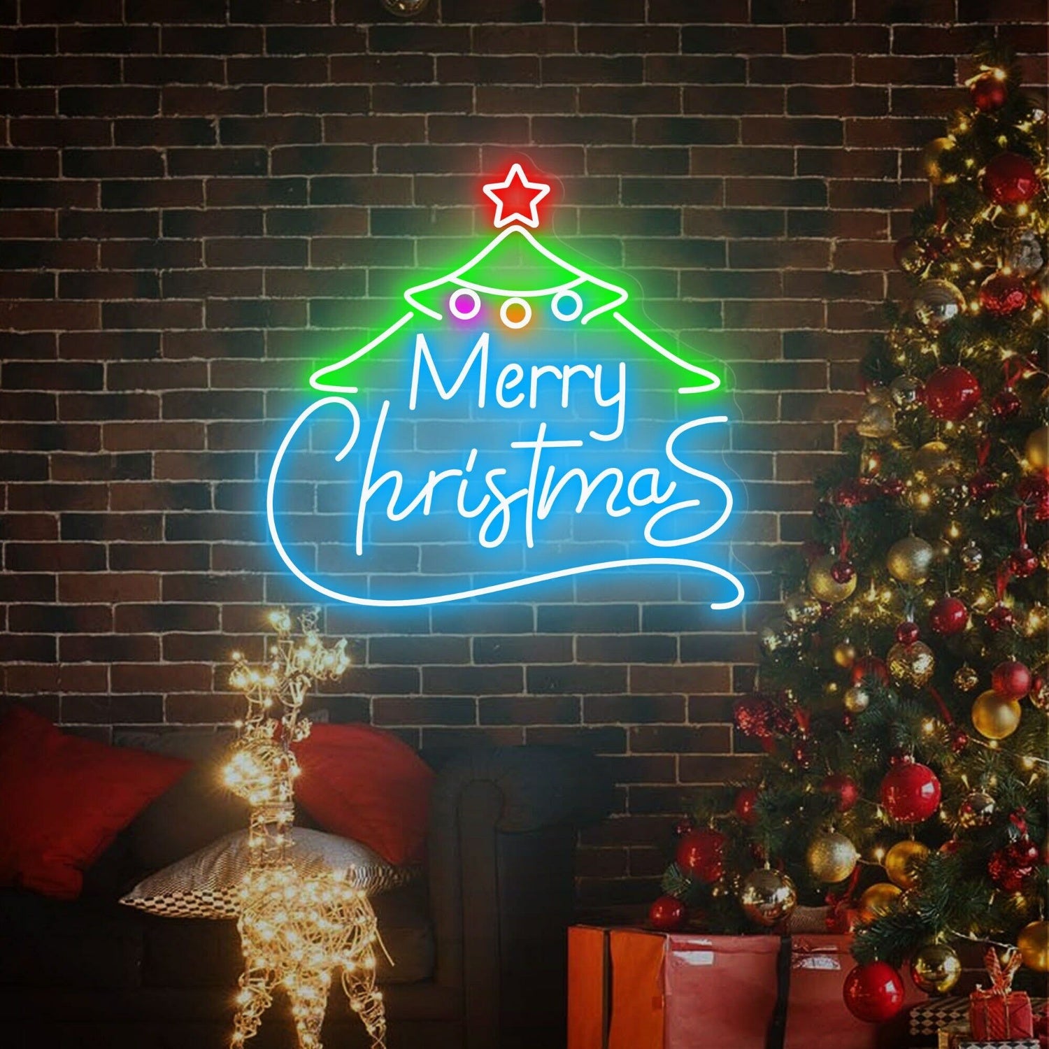 Christmas Tree Led Neon Sign For Event Decorations | Shineneon