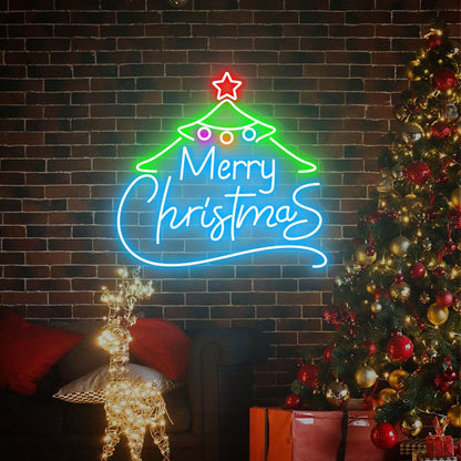 Christmas Tree Led Neon Sign For Event Decorations | Shineneon