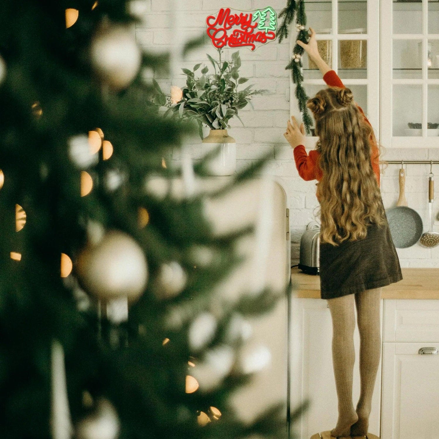 Christmas Tree Merry Christmas Led Neon Sign Indoor Holiday Decor | Shineneon