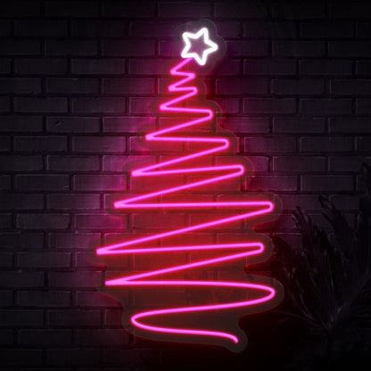 Christmas Tree Neon Sign For Holiday And Festive Spaces | Shineneon